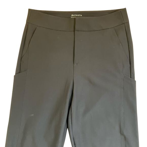 Athleta Stellar Straight Crop Pant in Black Sz 6 Stretchy Comfy Everyday Office - Picture 7 of 16